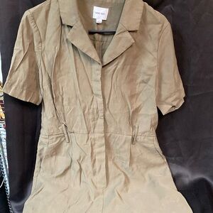 None West sage green shorts jumper